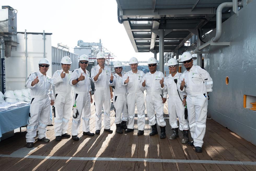 Pioneering ammonia-powered ship shows off a greener future for shipping ...